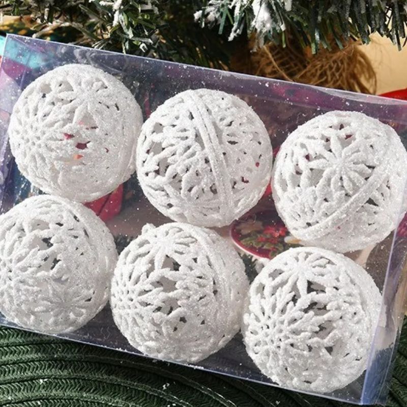 Décorations de Noël Boules Brillantes