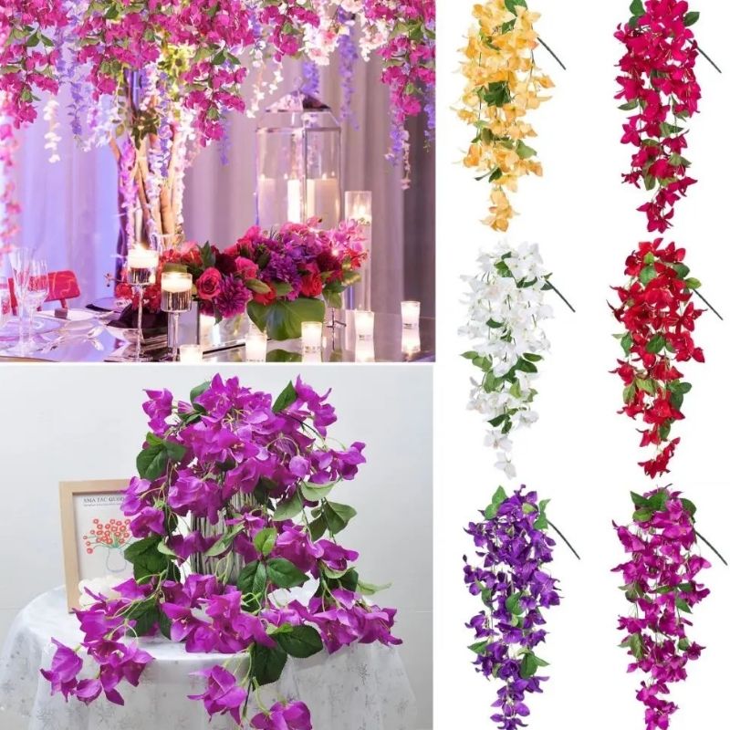 Guirlande De Fleurs Artificielles Suspendues