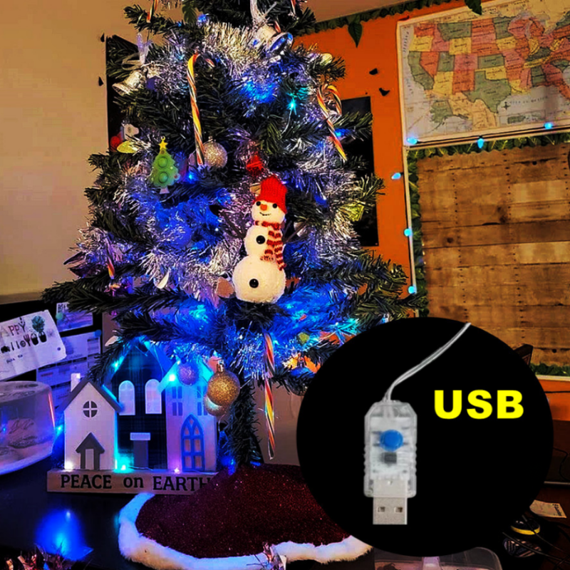 Guirlandes USB Fil de Cuivre LED Flexible