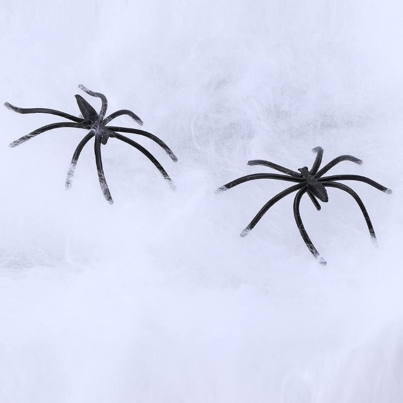 Décorations Halloween Toile d’Araignée Élastique Effrayante