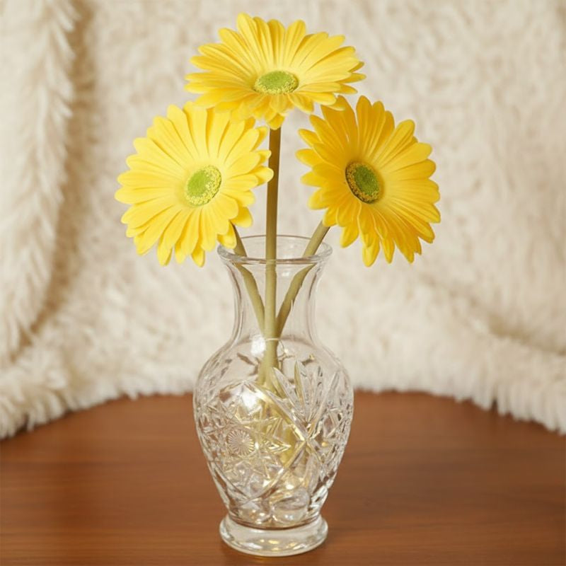 Fleur Artificielle Jaune Gerbera Style Naturel
