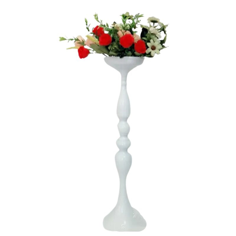 Vase Long en Métal pour Événement