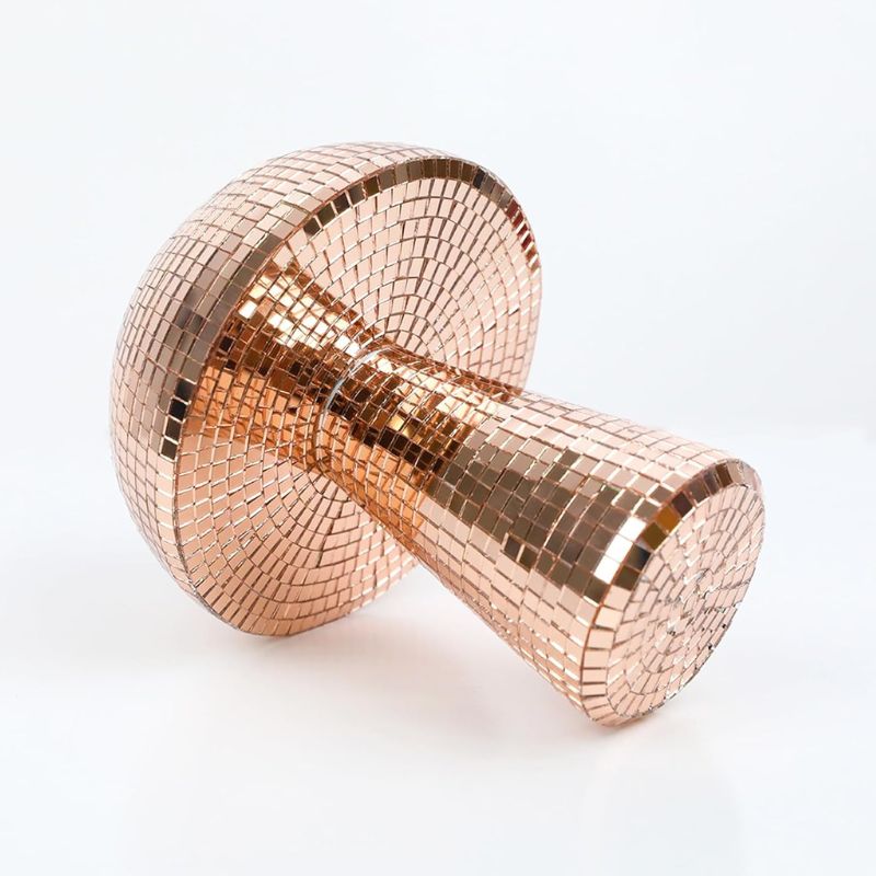 Lampe Champignon Style Discothèque Avec Reflets Brillants