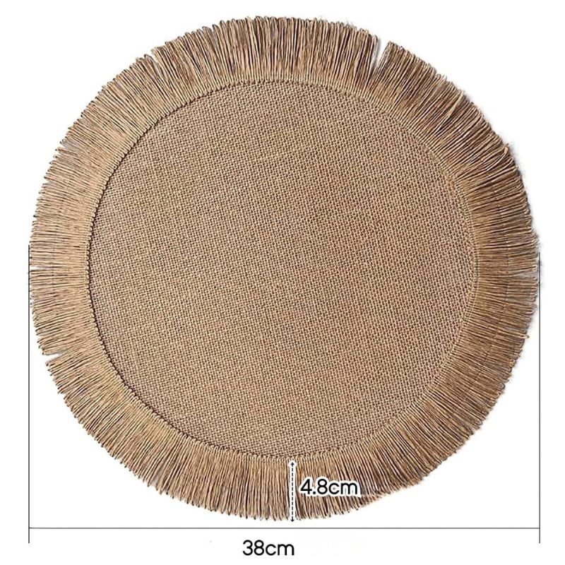 Set De Table En Lin Et Jute Style Bohème Chic