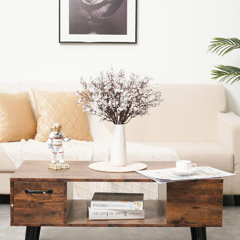 Fleur Artificielle Blanc Gypsophile En Branche Fine