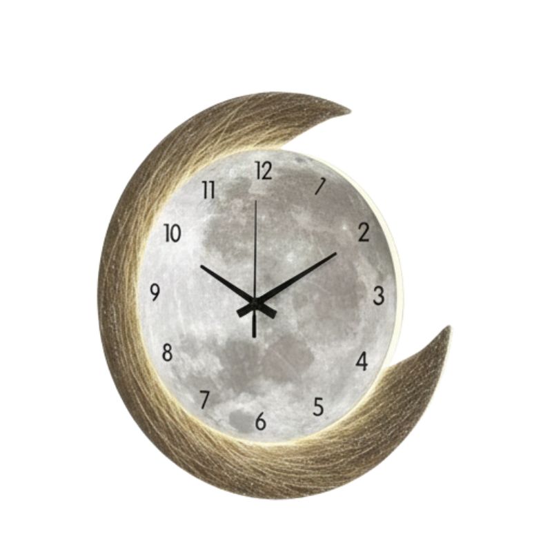 Horloge Murale Design Astronomique Avec Éclairage LED