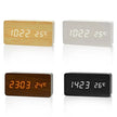Horloge En Bois Numérique Avec Écran LED