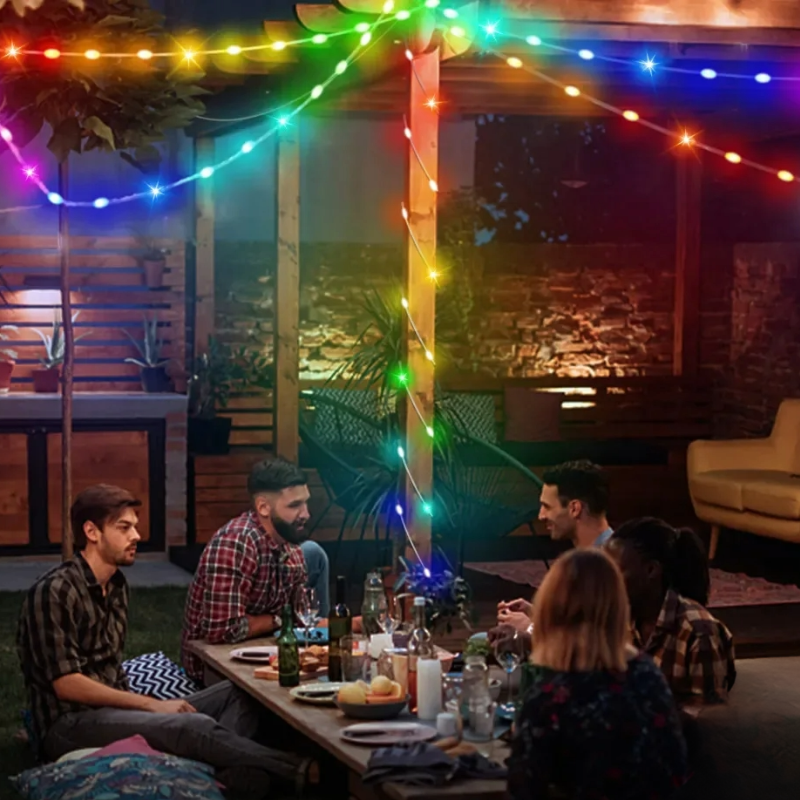 Guirlandes Connectées Lumineuses Multicolores