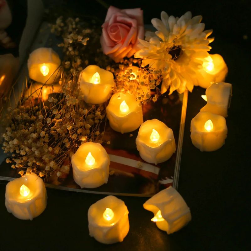 Bougie LED Décorative Effet Flamme