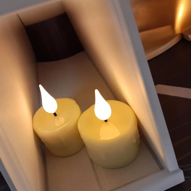 Bougie LED Lumière Chaleureuse