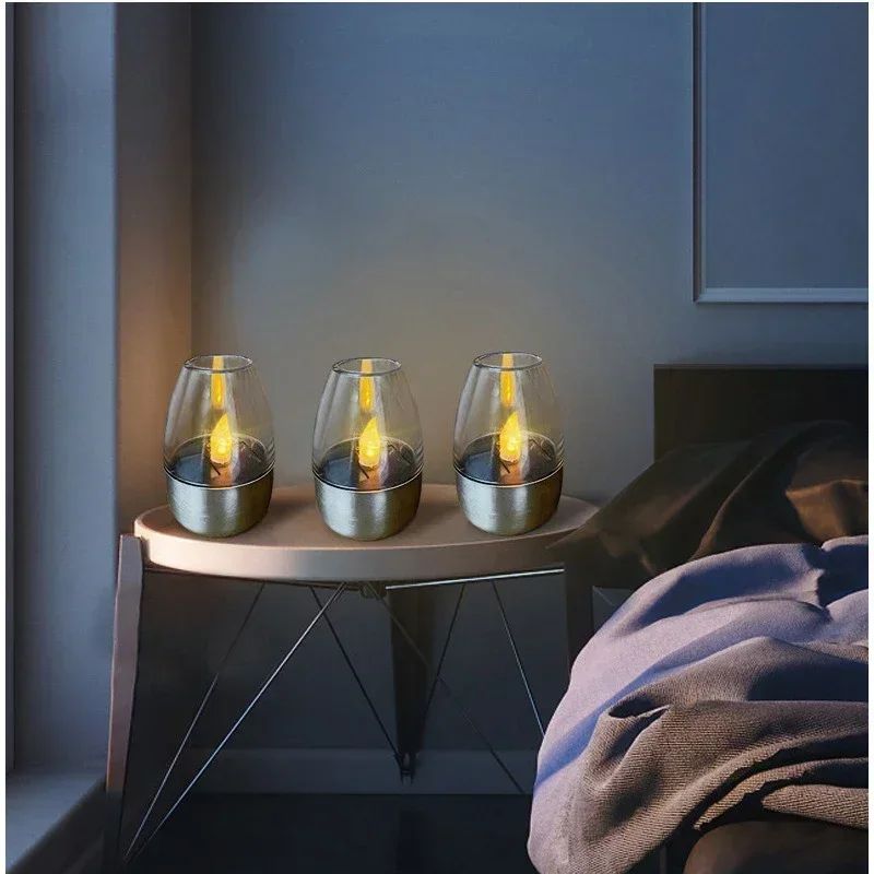Bougies LED Solaires Écoénergétiques Veilleuse