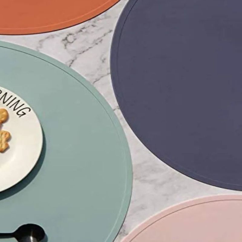 Set De Table Silicone Design Contemporain