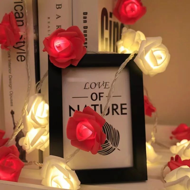 Guirlandes pour Anniversaire Roses Lumineuses LED