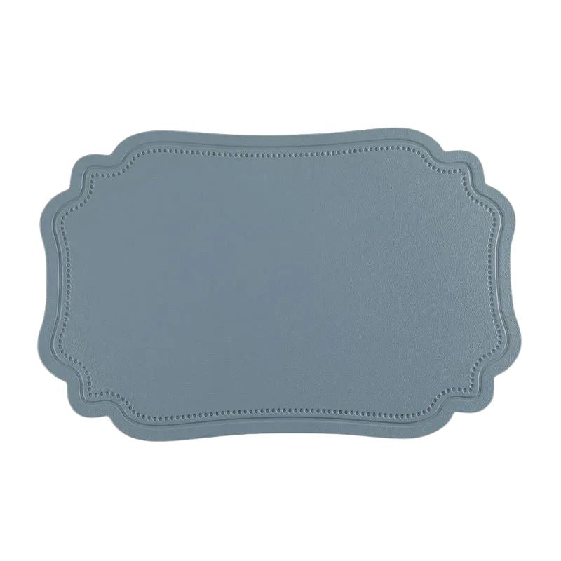 Set De Table Cuir Élégant Antidérapant Et Lavable