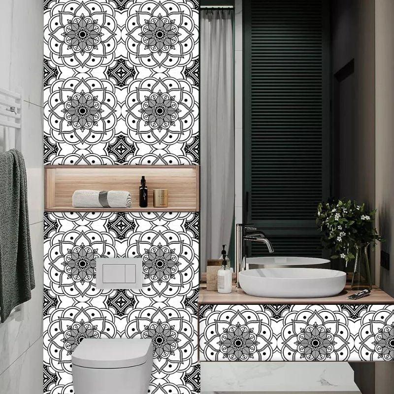 Panneau Mural Salle De Bain Design Mandala