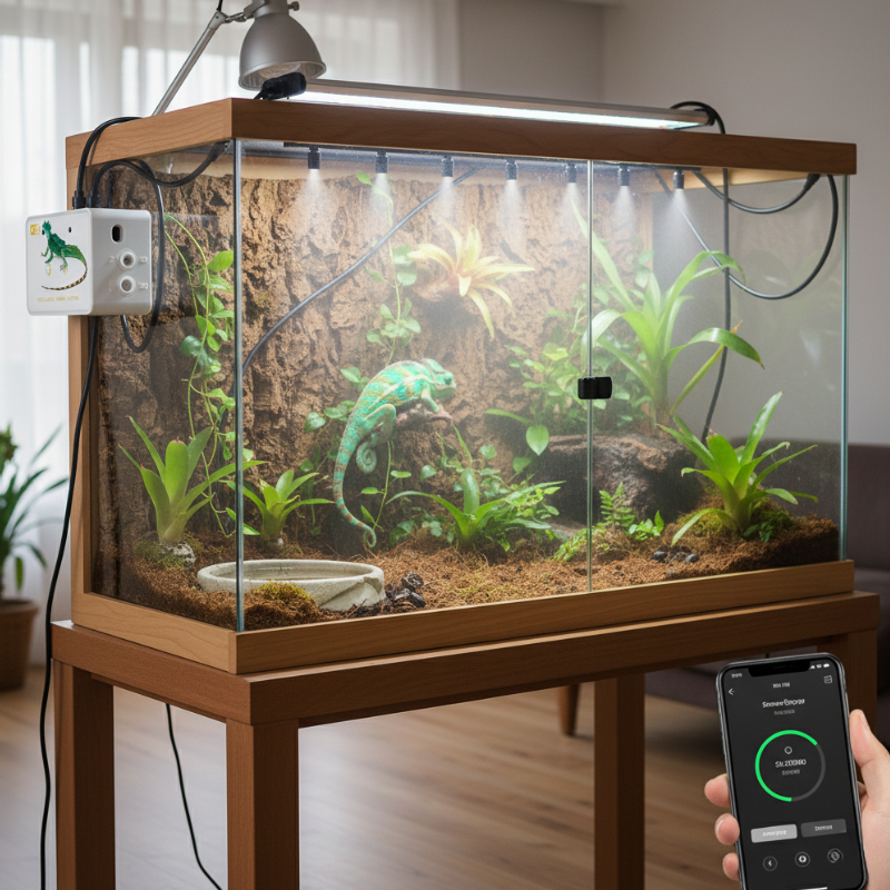 Brumisateur Terrarium Intelligent Avec Programmation Automatique