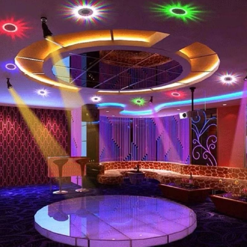 Éclairage de Salle 48LED à Effet Stroboscopique