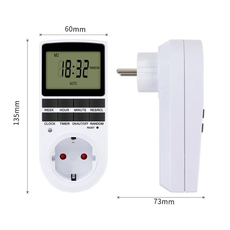 Programmateur De Prise Digitale Avec Écran LCD