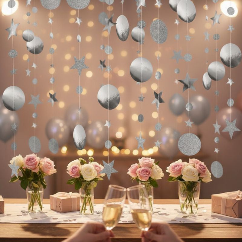 Décoration de Fête Guirlande Métallique