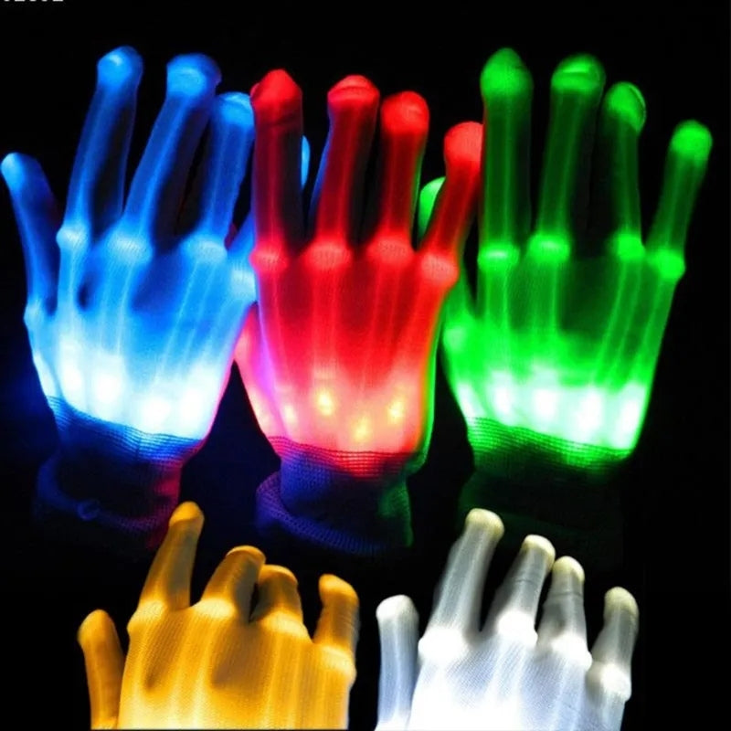 Gants Lumineux LED Avec Effet Clignotant