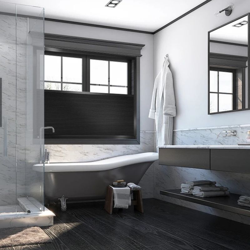 Rideau Intelligent Motorisé Occultant Avec Télécommande