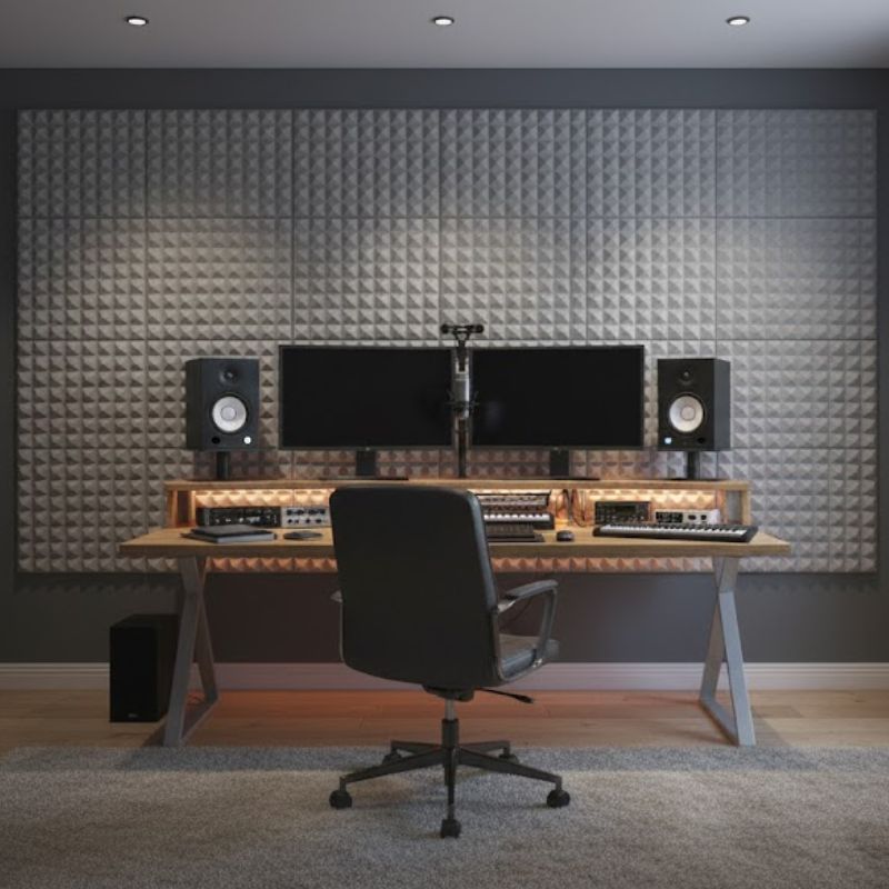 Panneau Mural Acoustique avec Absorption Sonore