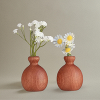 Vase en Bois d'Ebene Minimaliste