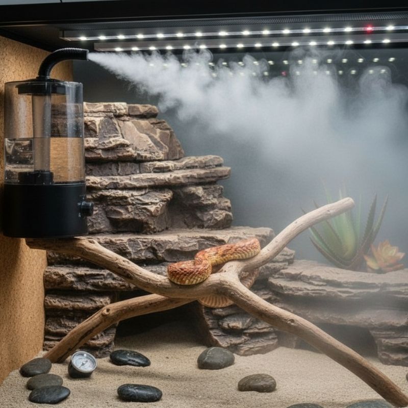 Brumisateur Terrarium Avec Réservoir 4L Et Tuyau D’extension