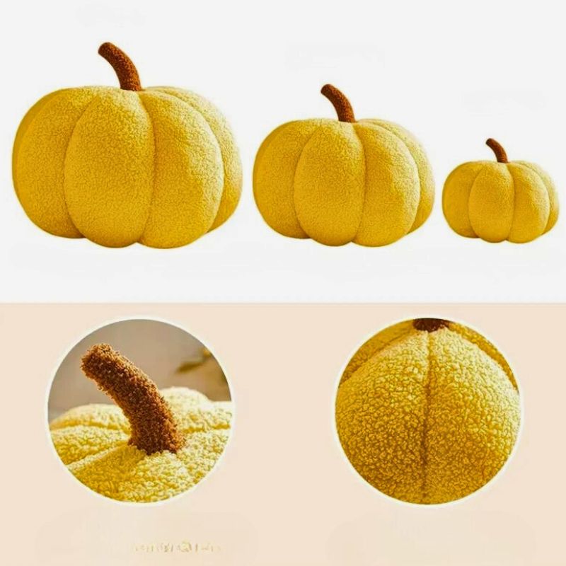 Citrouilles Halloween Coussin Doux en Peluche