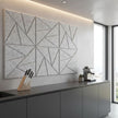 Panneau Mural Acoustique Design Géométrique Auto Adhésif