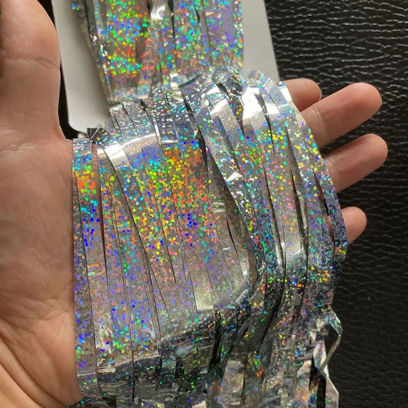 Décorations Festives Rideaux Métalliques À Franges