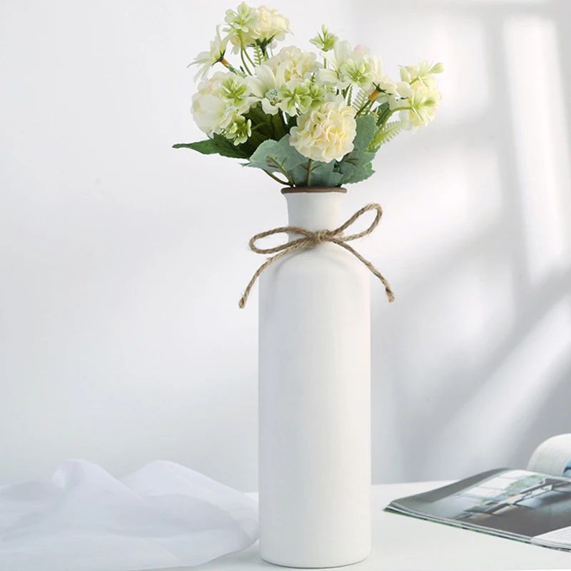 Vase Blanc Boho Style Nordique Moderne