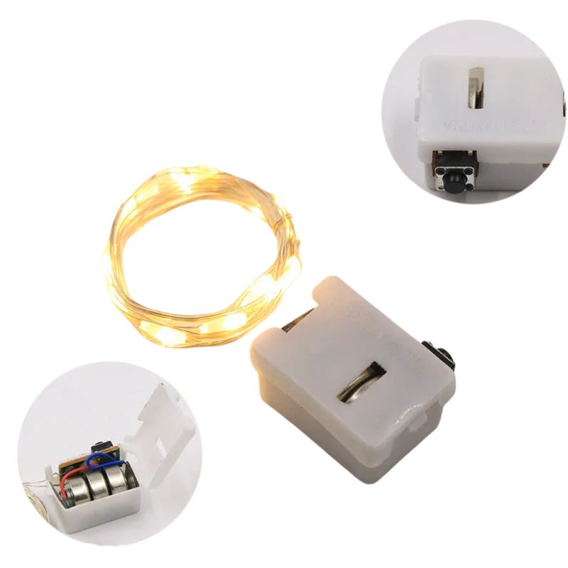 Guirlande LED à Piles 3 Modes Lumineux