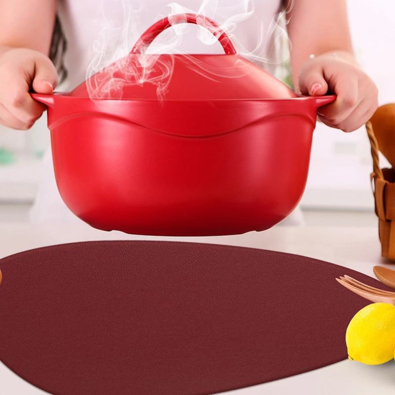 Set De Table Design En Cuir Réversible