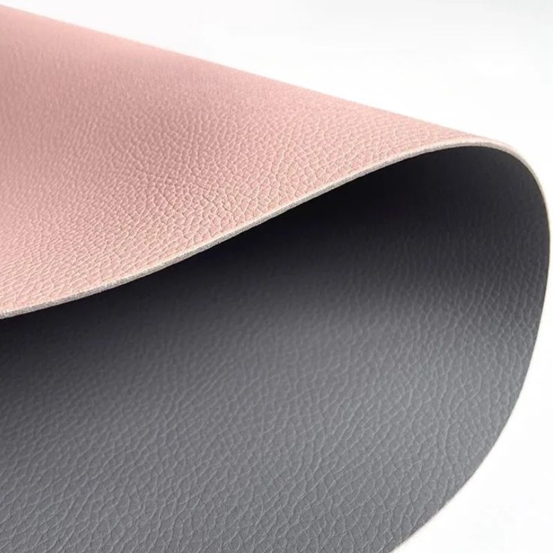 Set De Table Cuir Ovale Design Moderne Lot de 2 Pièces