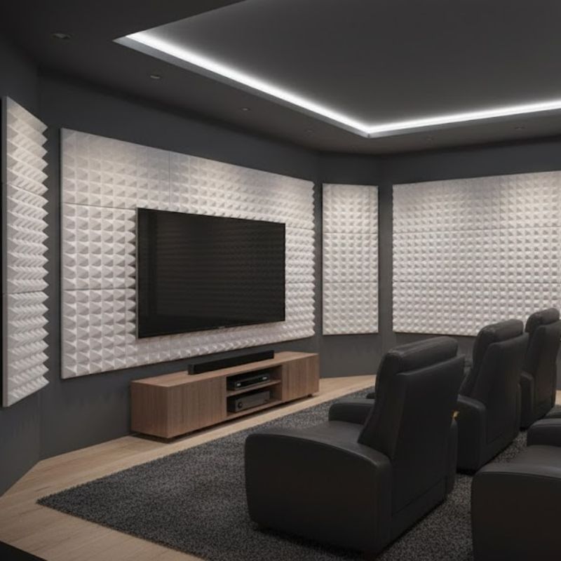 Panneau Mural Acoustique avec Absorption Sonore