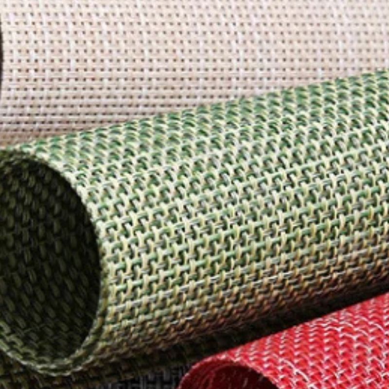 Set De Table Vinyle Rectangulaire Tissé Lavable Et Résistant 4 Pièces