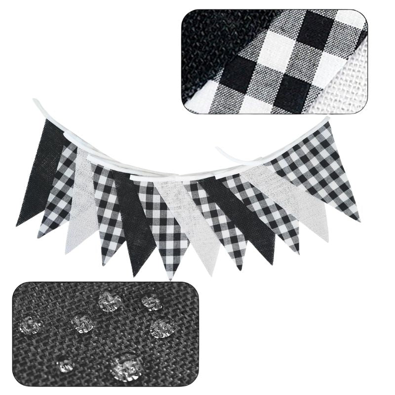 Accessoires Guinguette Avec Fanions Rétro