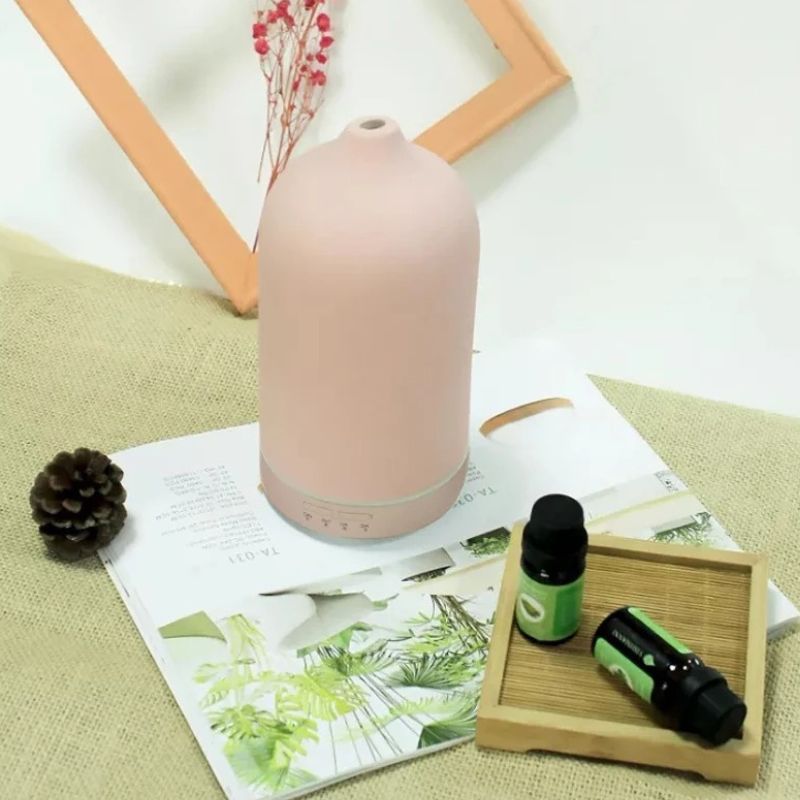 Diffuseur D’Huiles Essentielles Design En Céramique Avec Télécommande