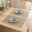 Set De Table En Lin Lavable Et Antidérapant