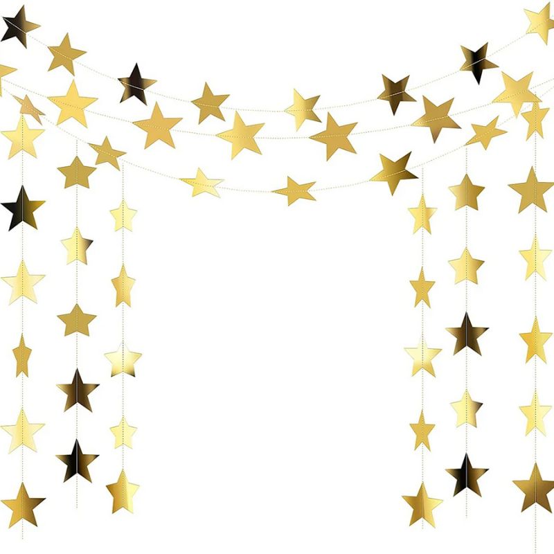 Guirlandes pour Anniversaire Suspensions Étoilées Brillantes