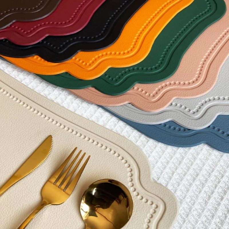 Set De Table Cuir Luxe Imperméable Et Thermique