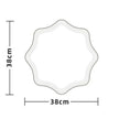 Set De Table Cuir En Forme De Fleur Antidérapant Et Lavable