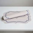 Set De Table Cuir avec Bord Ondulé