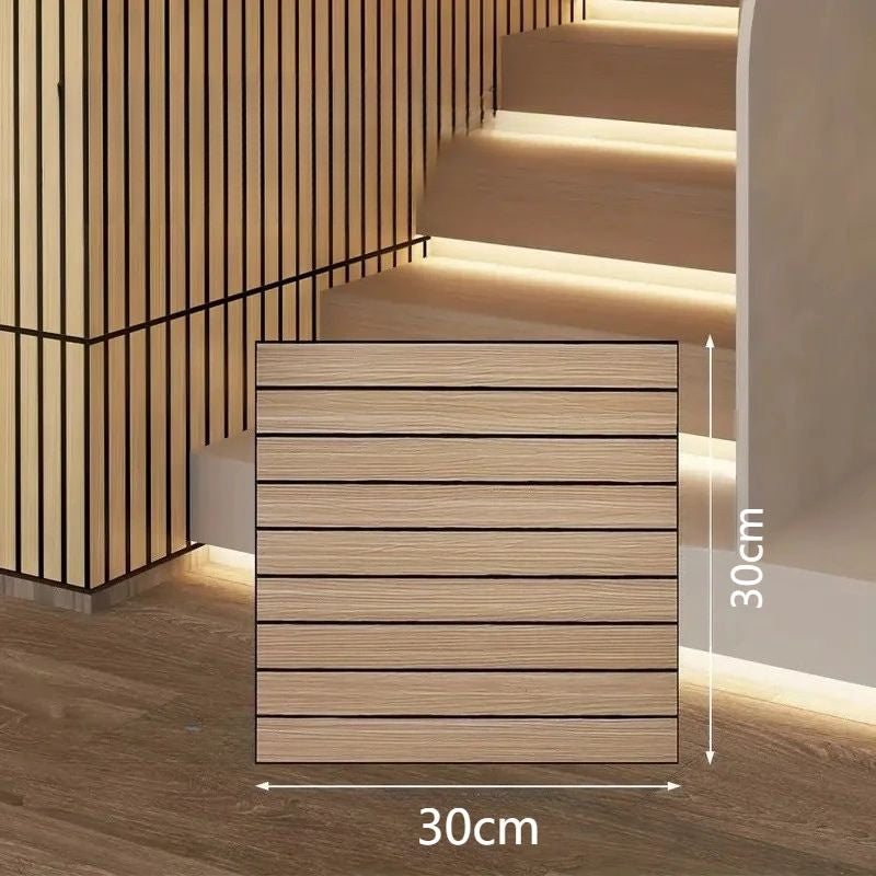 Panneau Mural Bois Avec Design 3D