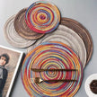 Set De Table Rond En Lin Antidérapant