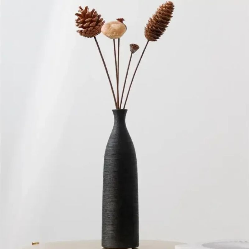 Vase de Table Haut en Céramique