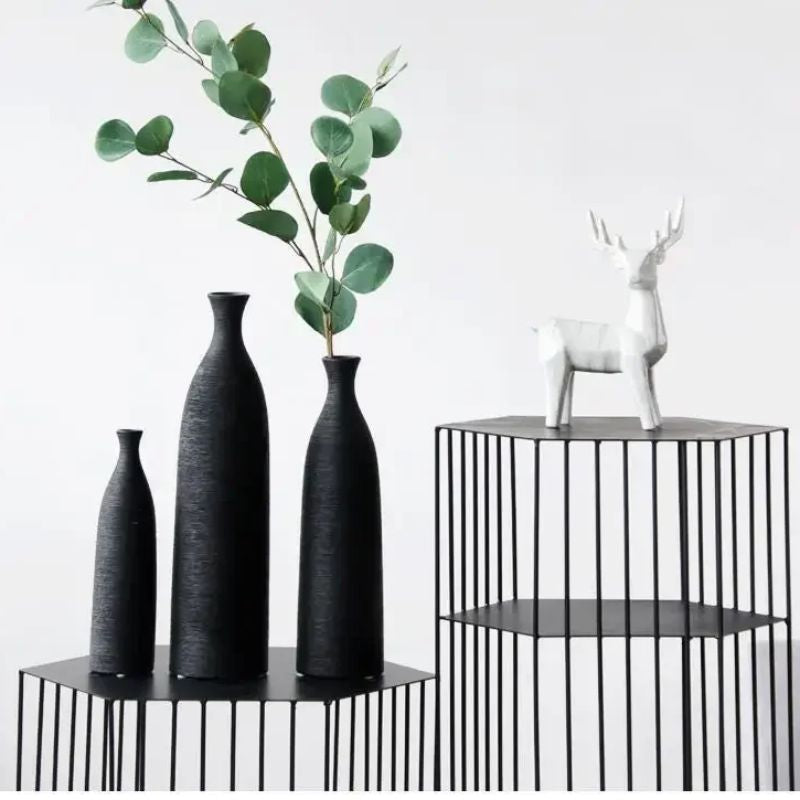 Vase de Table Haut en Céramique