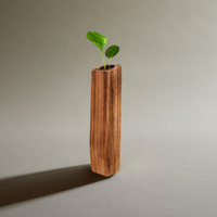 Vase Poser en Bois pour Fleurs