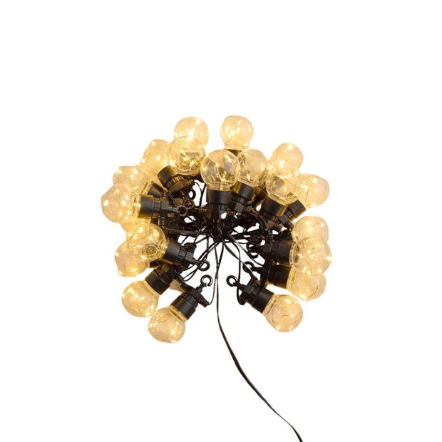 Guirlandes Guinguette Blanc Chaud Transparentes LED